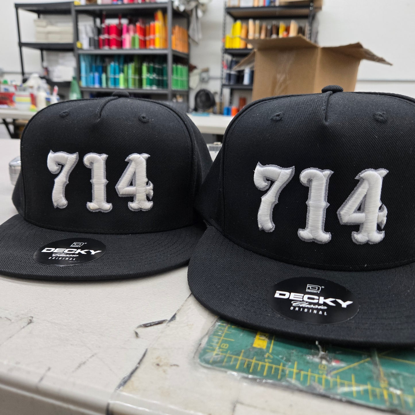 Hats custom - flat or puff